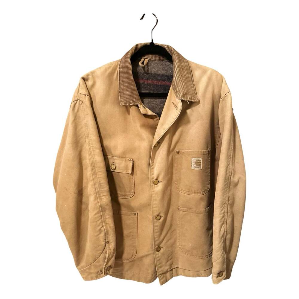 🔥 True Vintage 60s/70s Carhartt Chore Coat - Troy Blanket Lined XL🔥